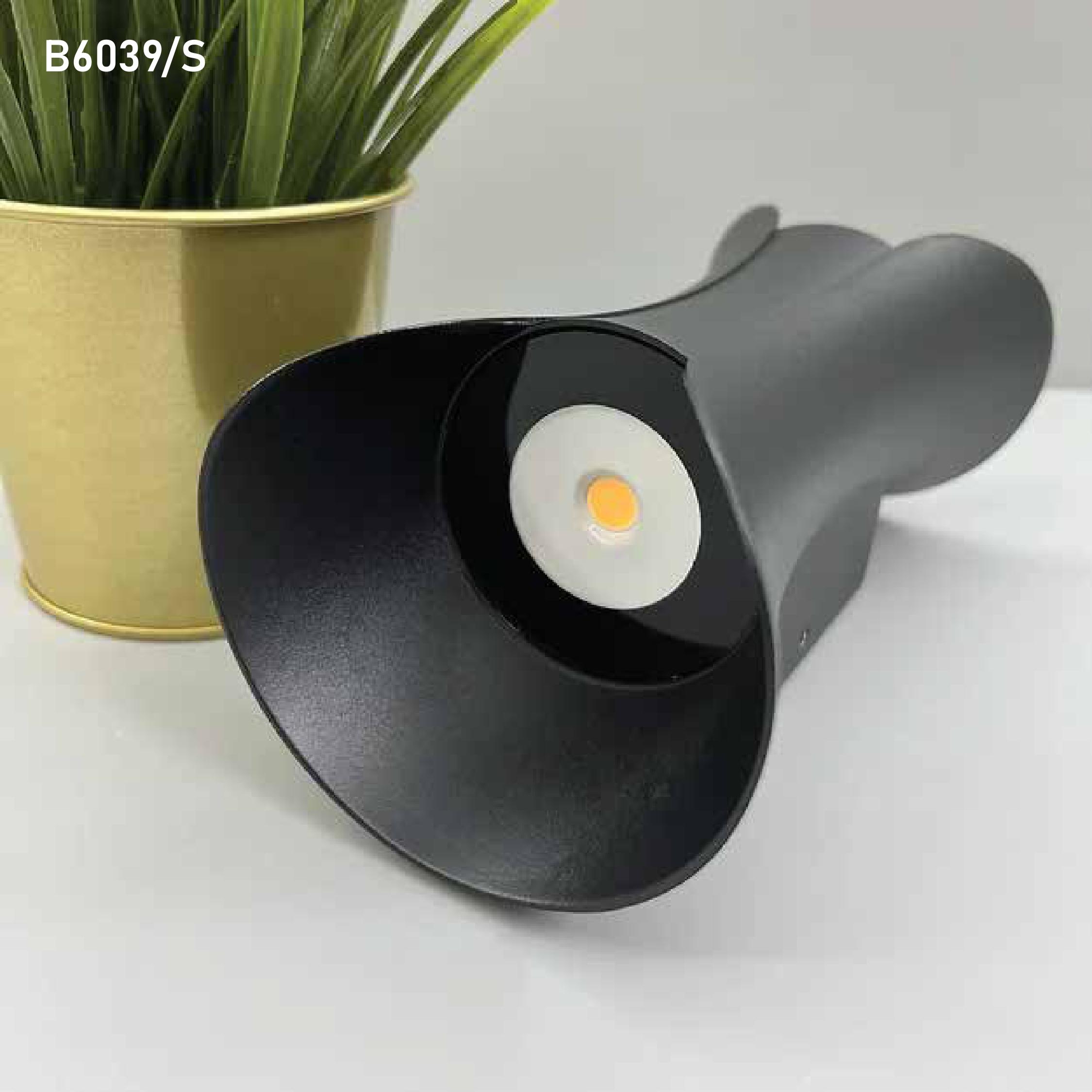 LED Outdoor Wall Light | B6039/S-2w-Black