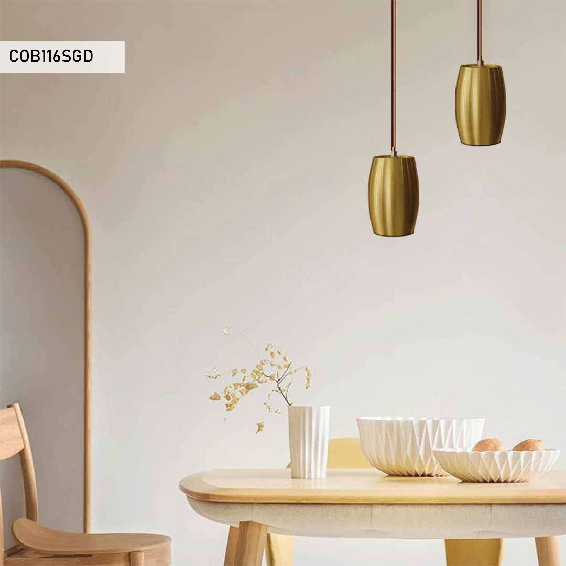 Metal pendant lights | COB