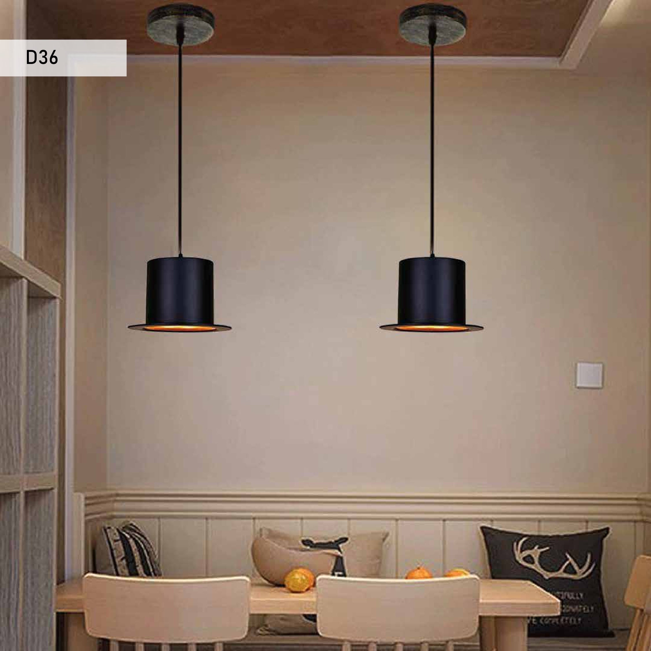 Metal pendant lights | D36