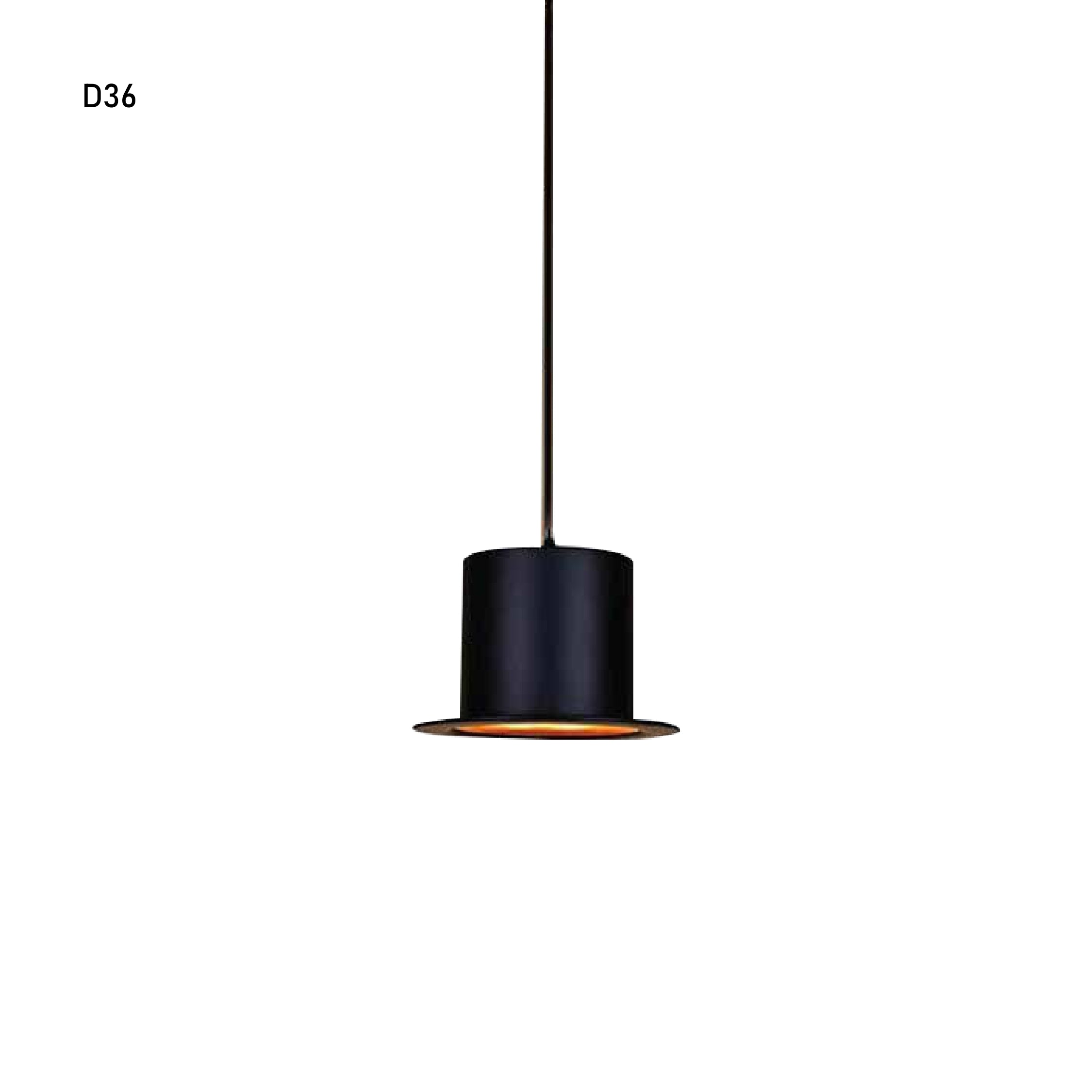 Metal pendant lights | D36