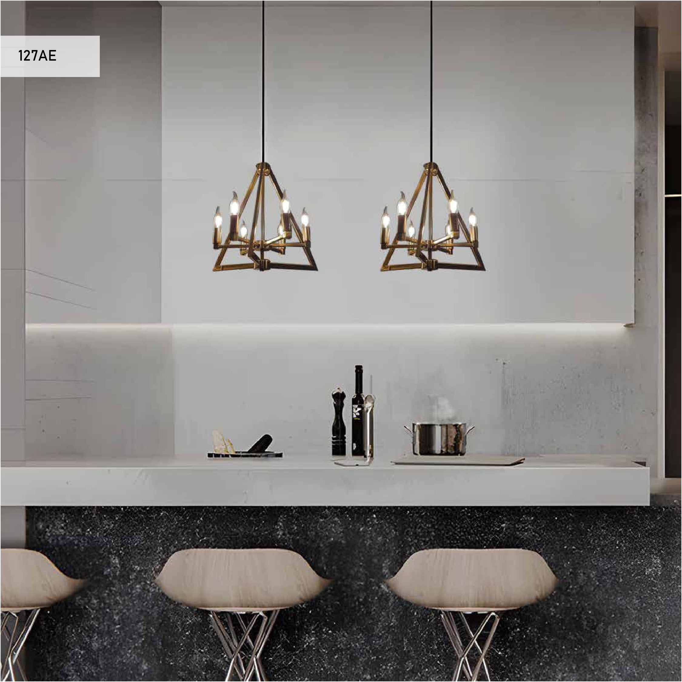 Metal pendant lights | 127AE