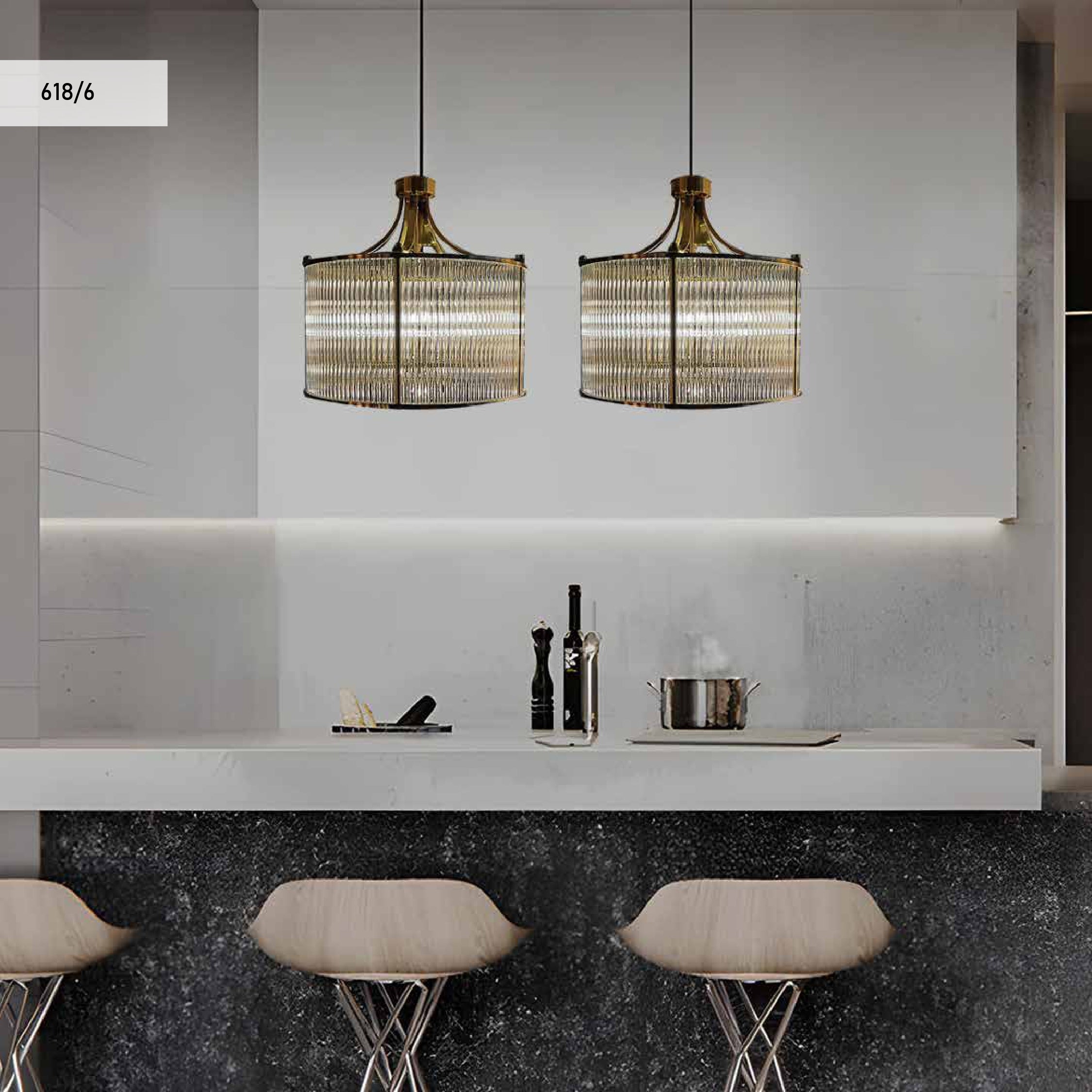 Metal pendant lights | 618/6