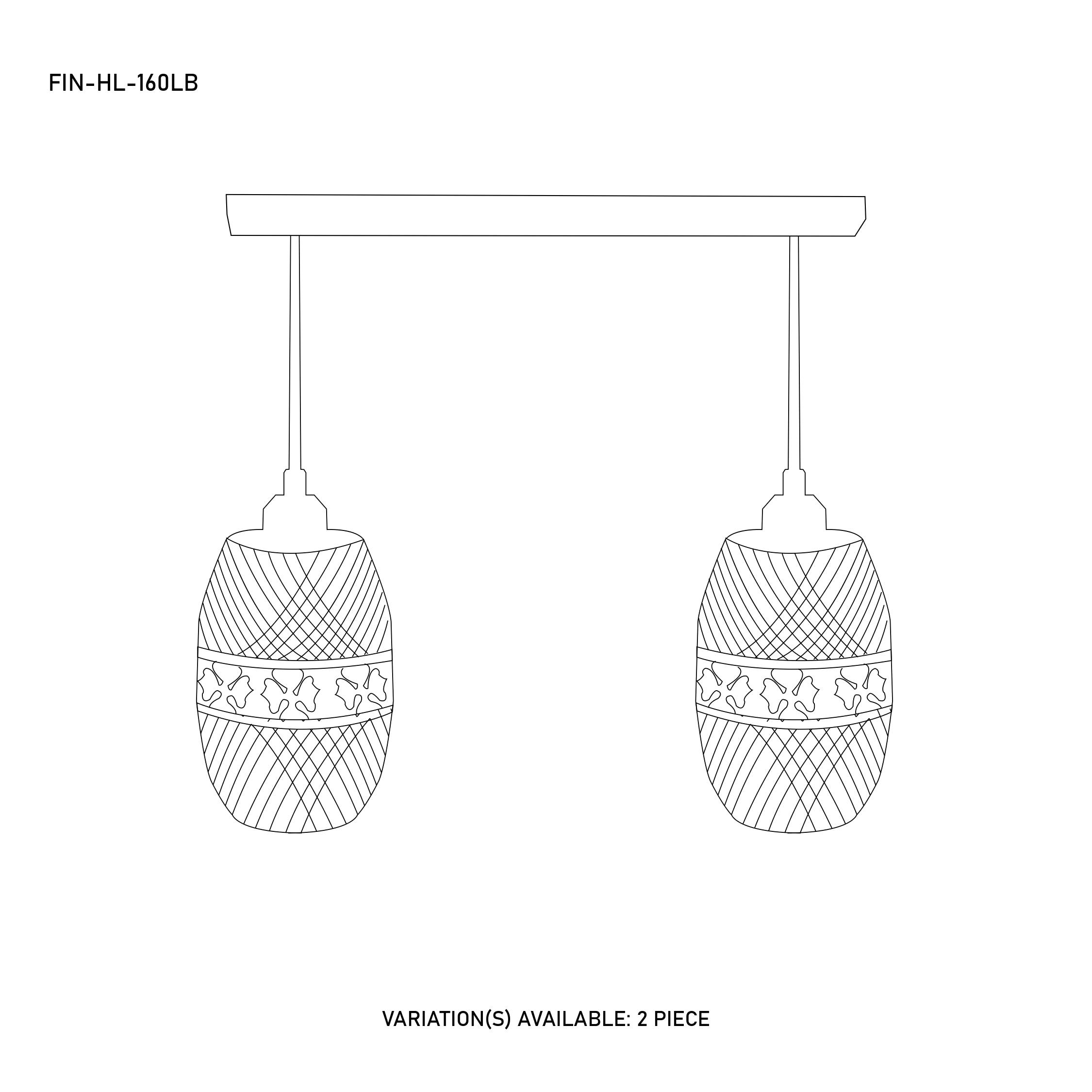 Metal pendant lights | FIN-HL-160LB