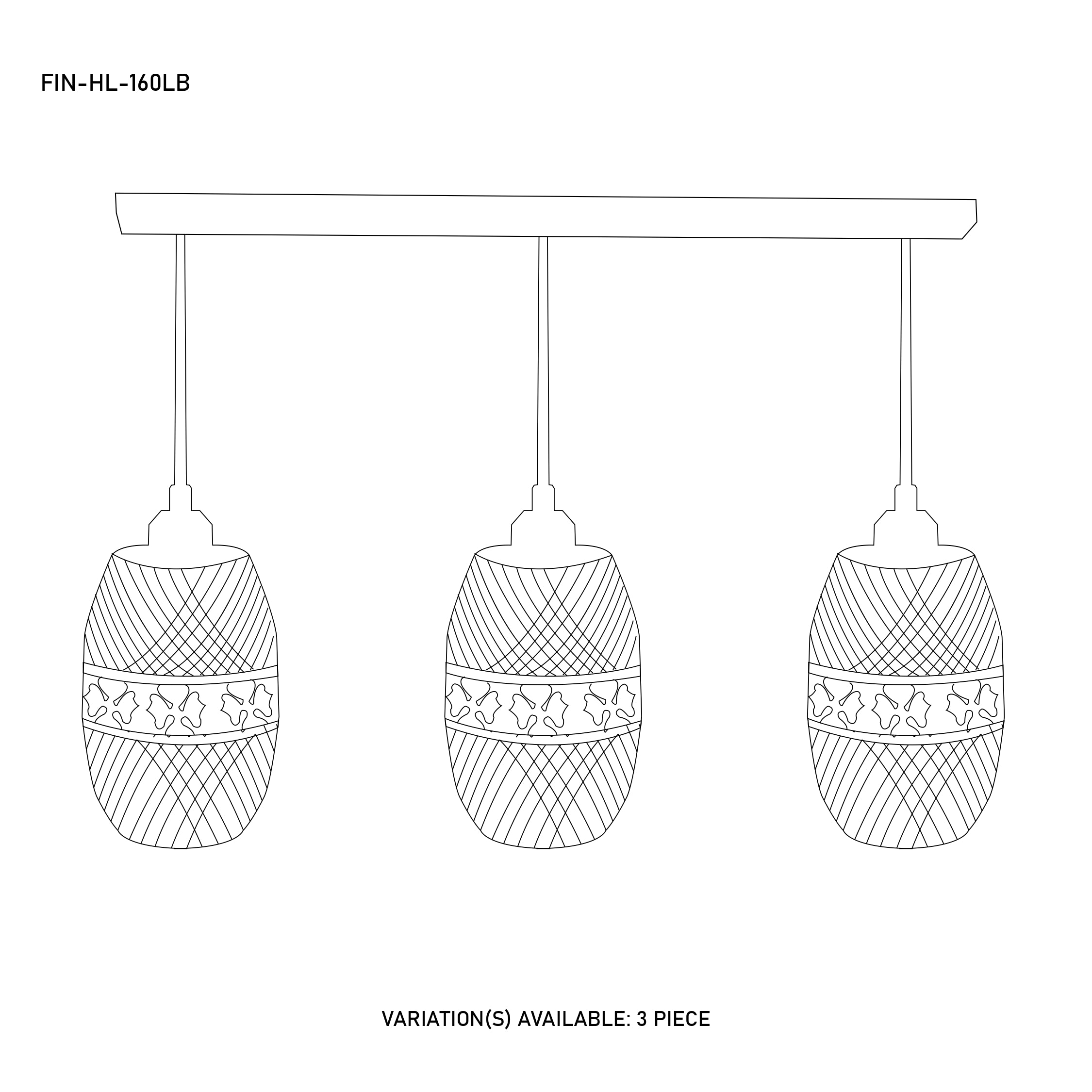 Metal pendant lights | FIN-HL-160LB