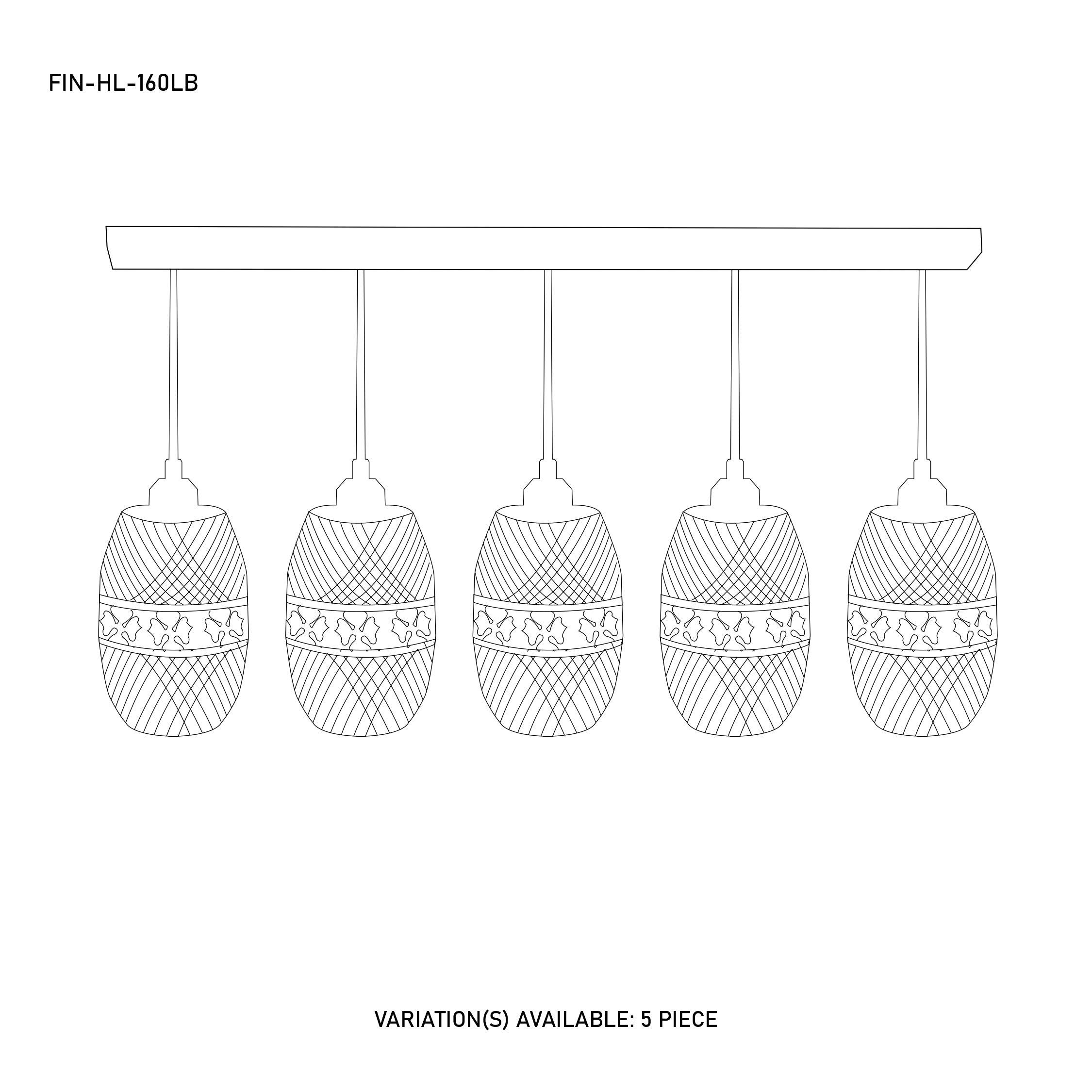 Metal pendant lights | FIN-HL-160LB