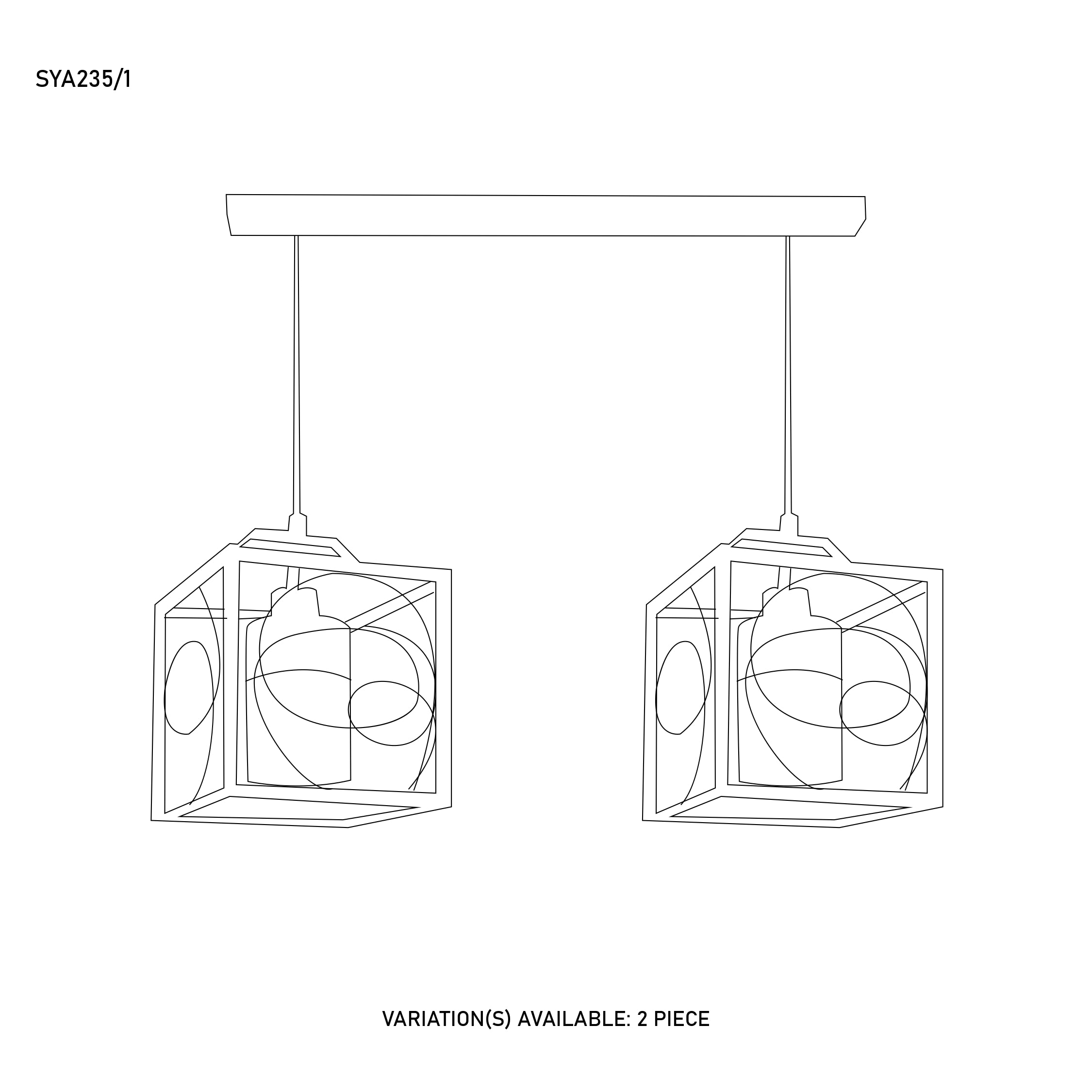 Metal pendant lights | SYA235/1