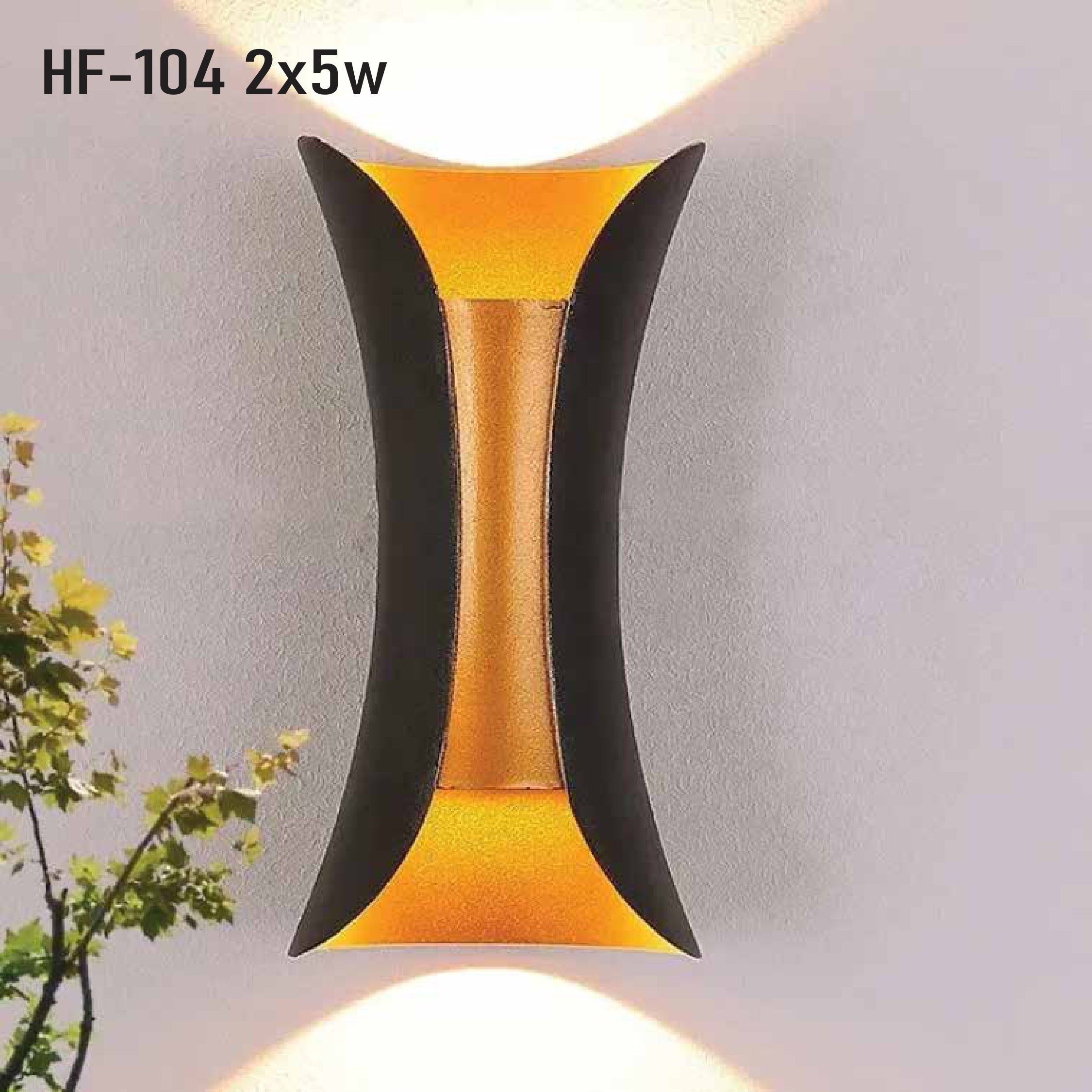 LED Outdoor Wall Light | HF-104 2x5W
