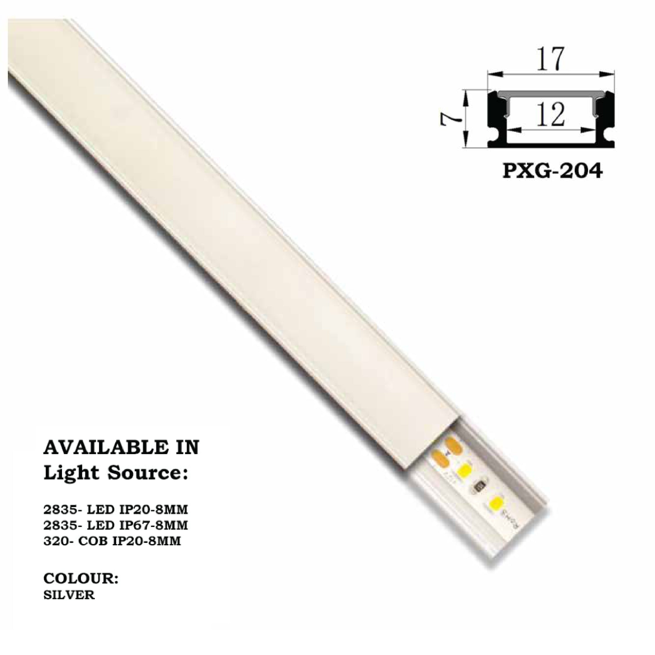 Aluminium Profile Light | PXG-204