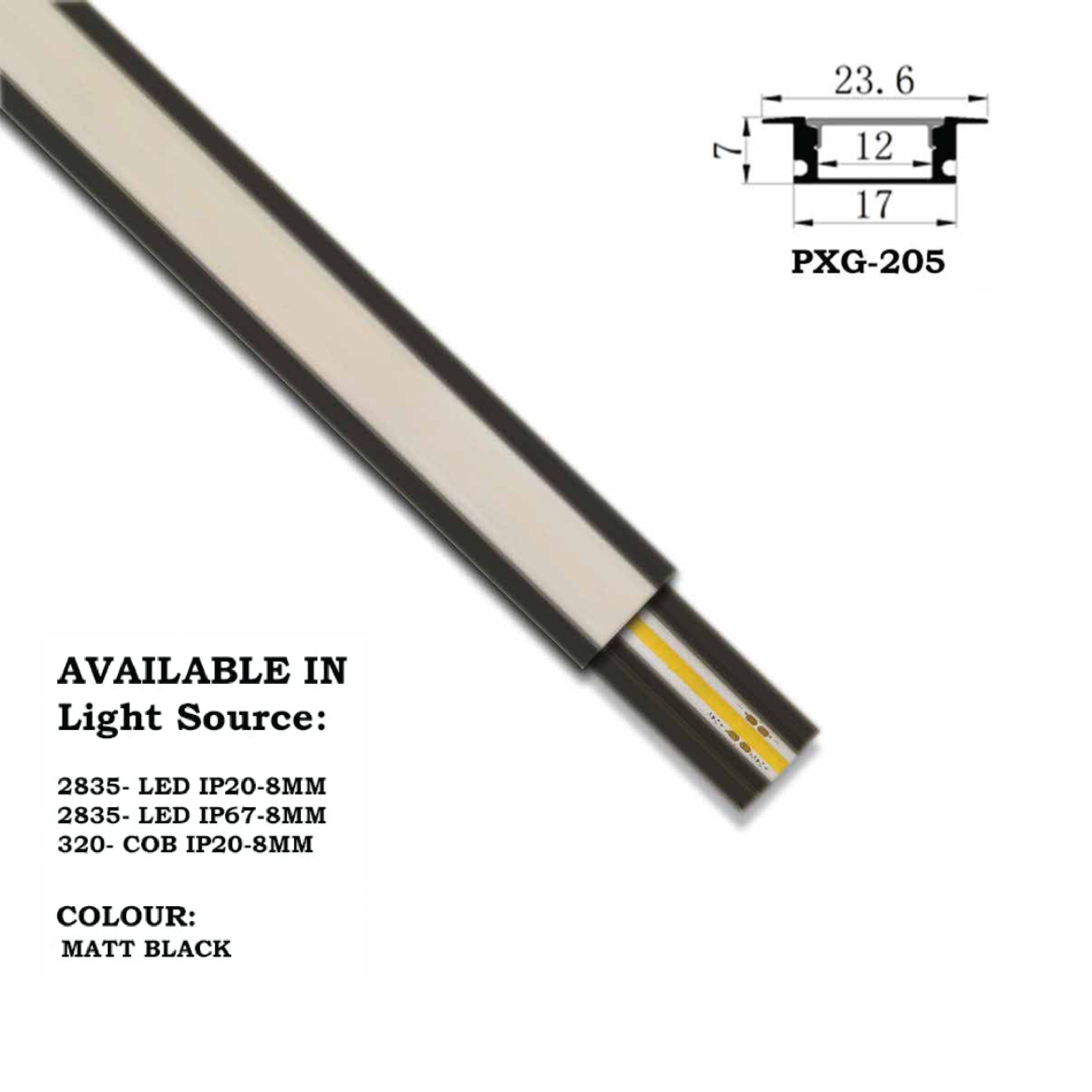 Aluminium Profile Light | PXG-205