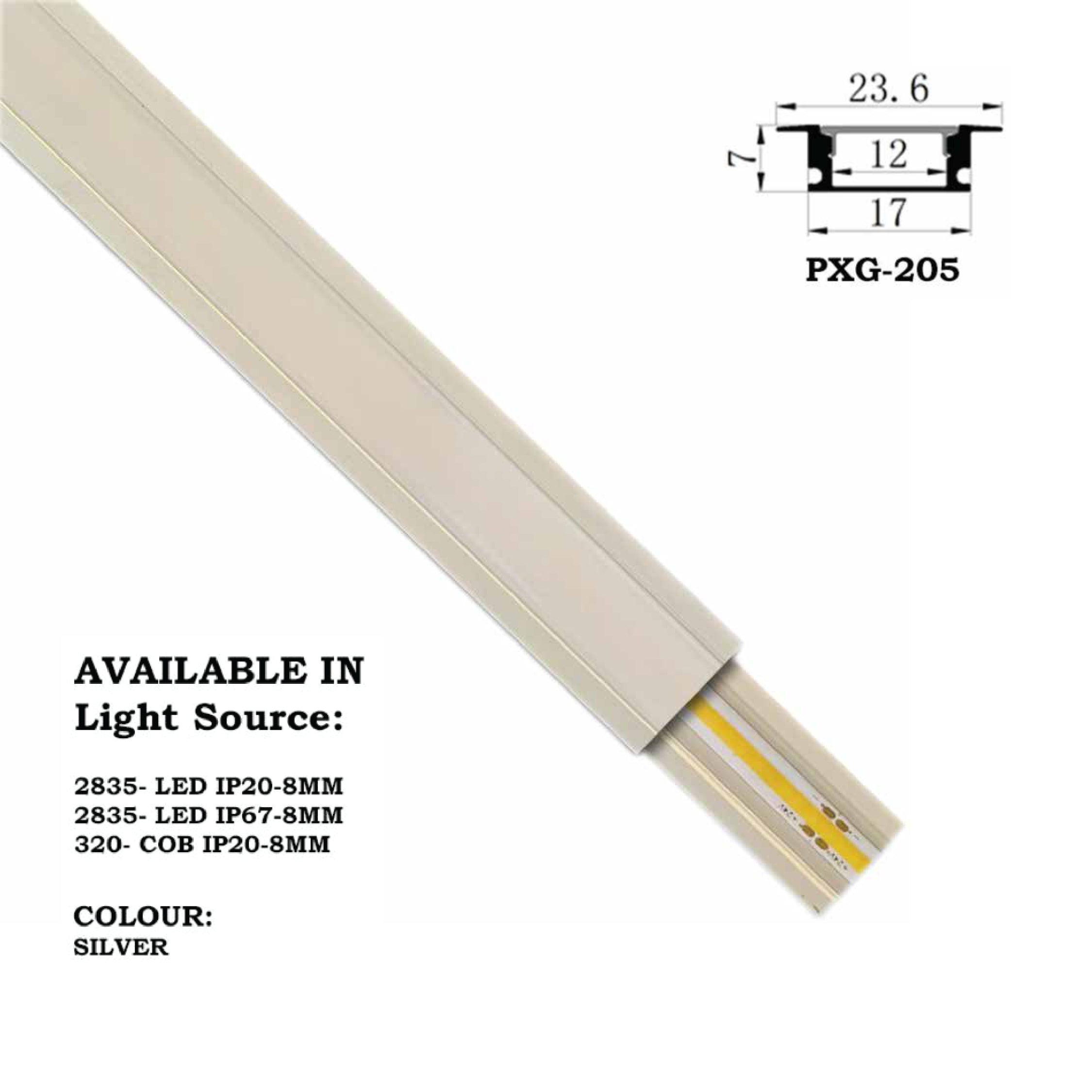 Aluminium Profile Light | PXG-205