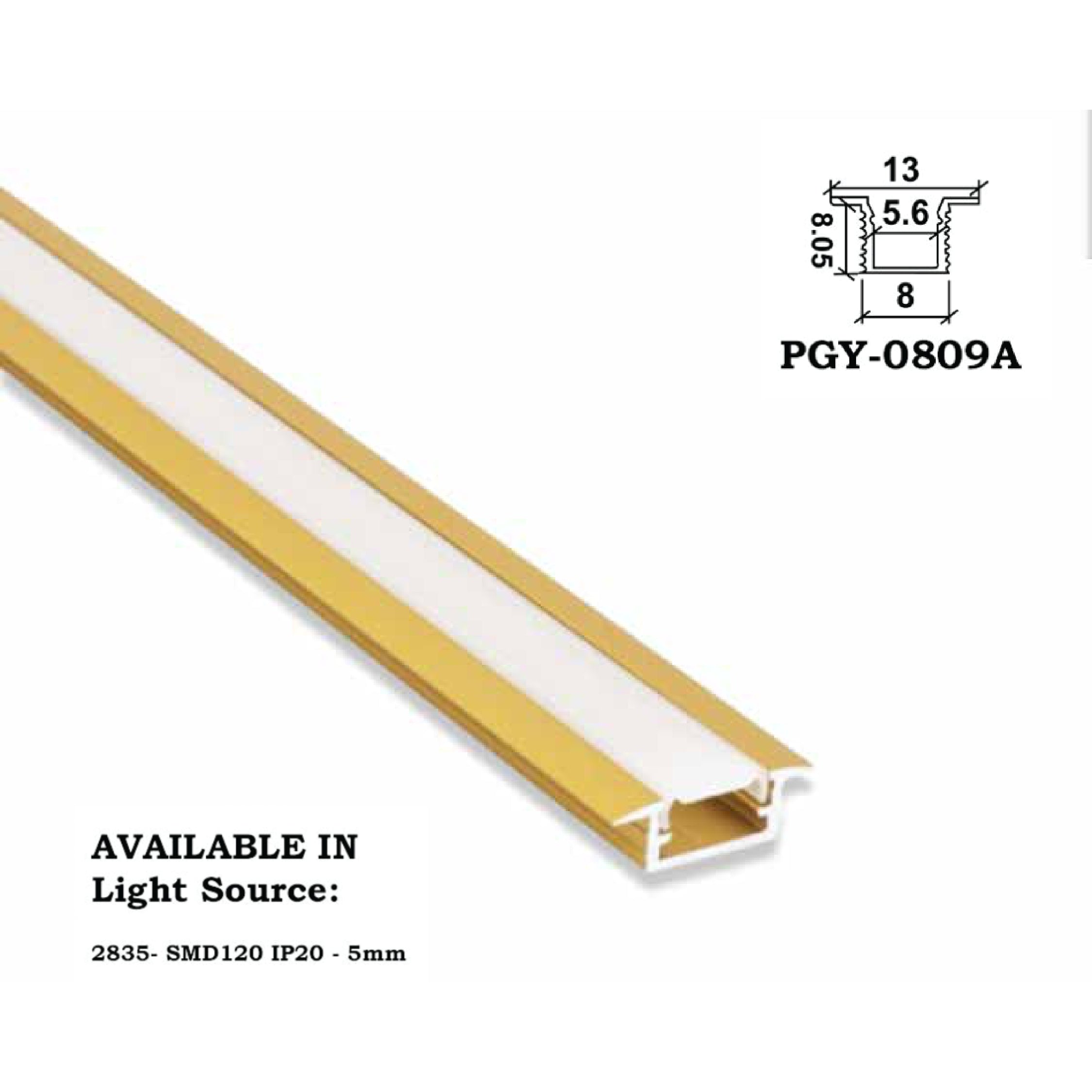 Aluminium Profile Light | PGY-0809A