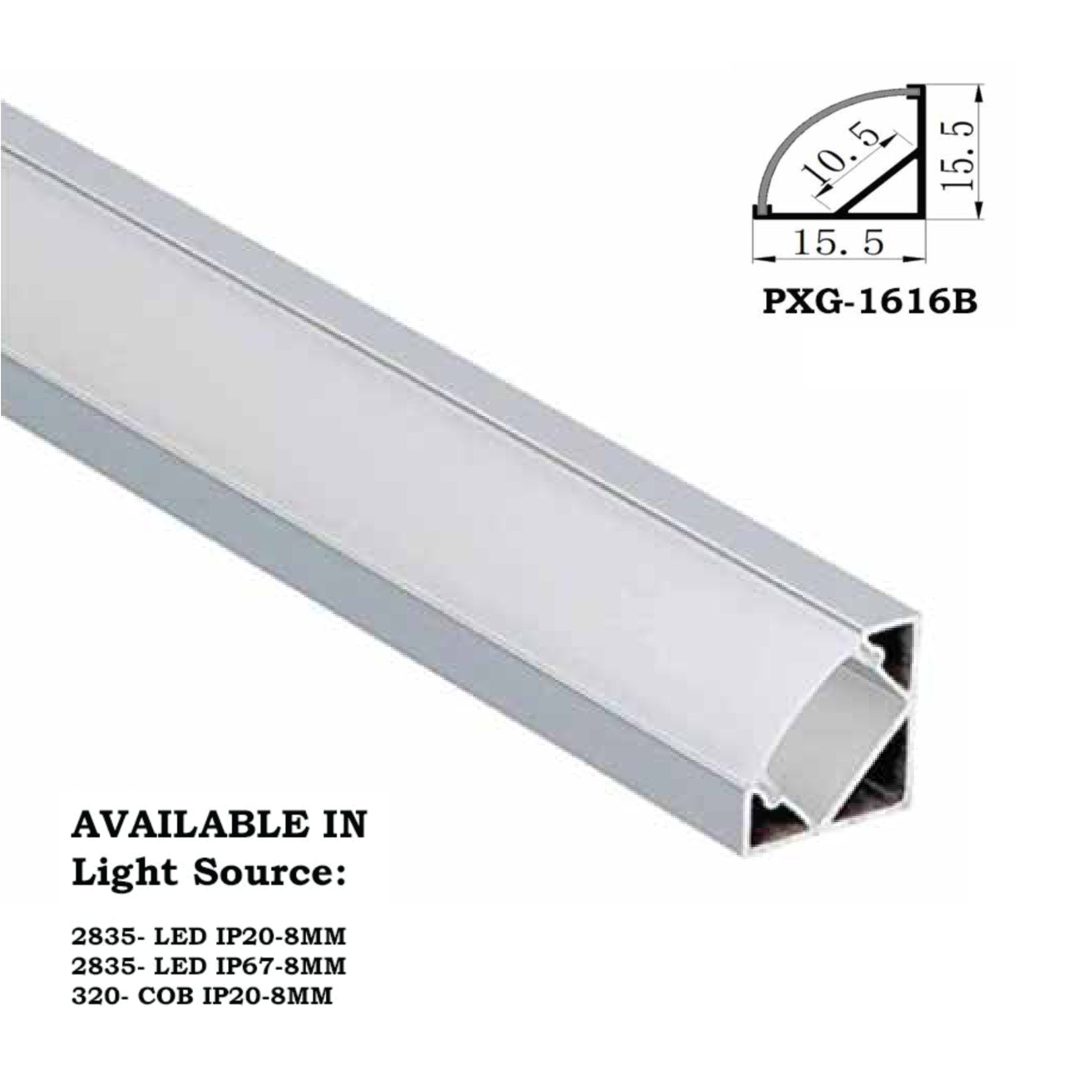 Aluminium Profile Light | PXG-1616B