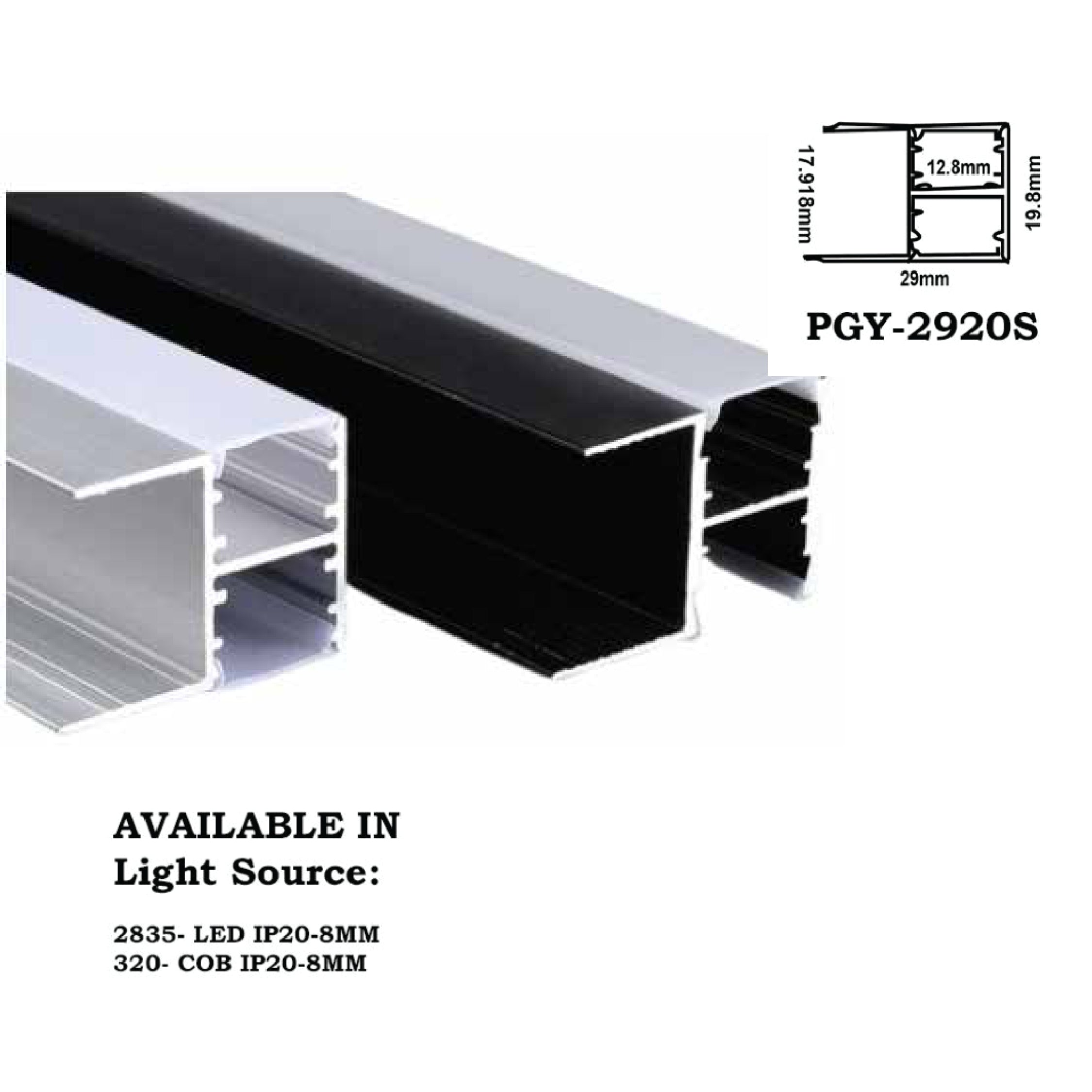 Aluminium Profile Light | PGY-2920S