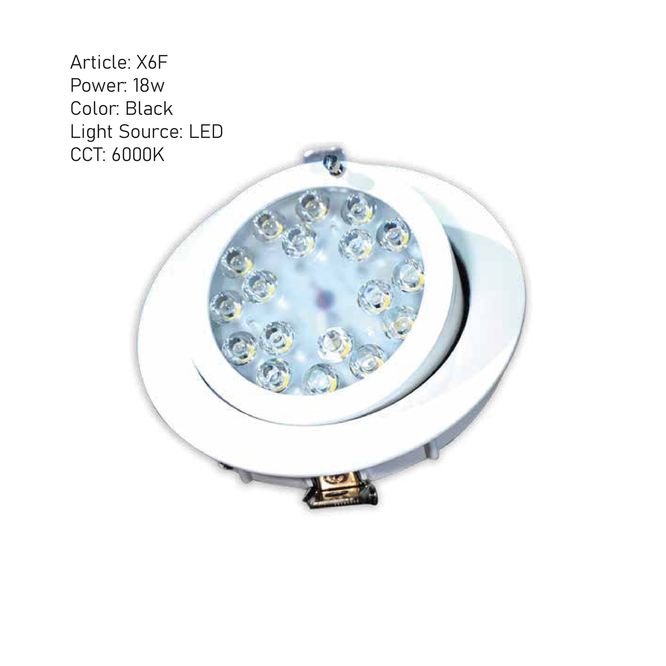 Surface Mounted Light | X6F-LED18KB