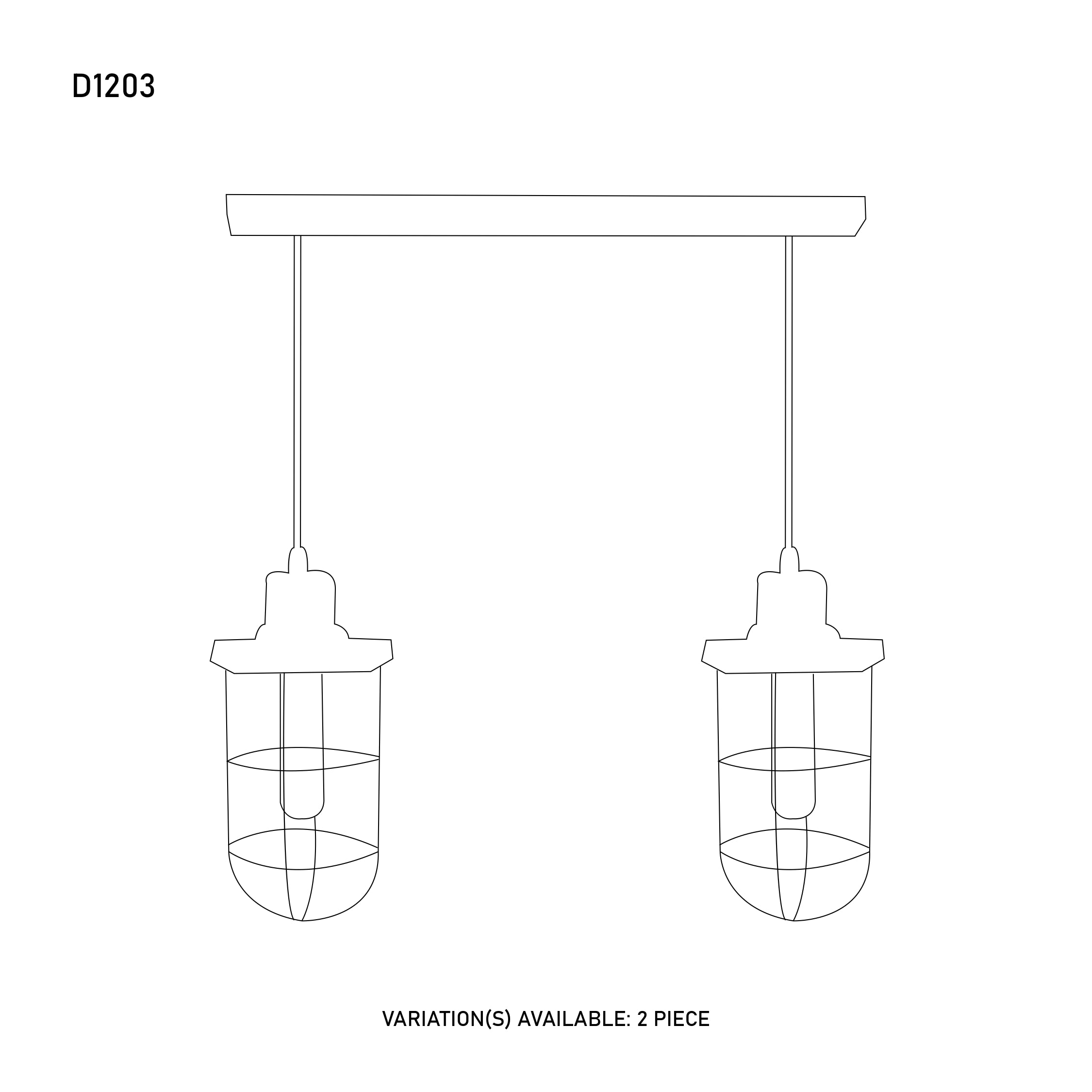 Metal pendant lights | D1203