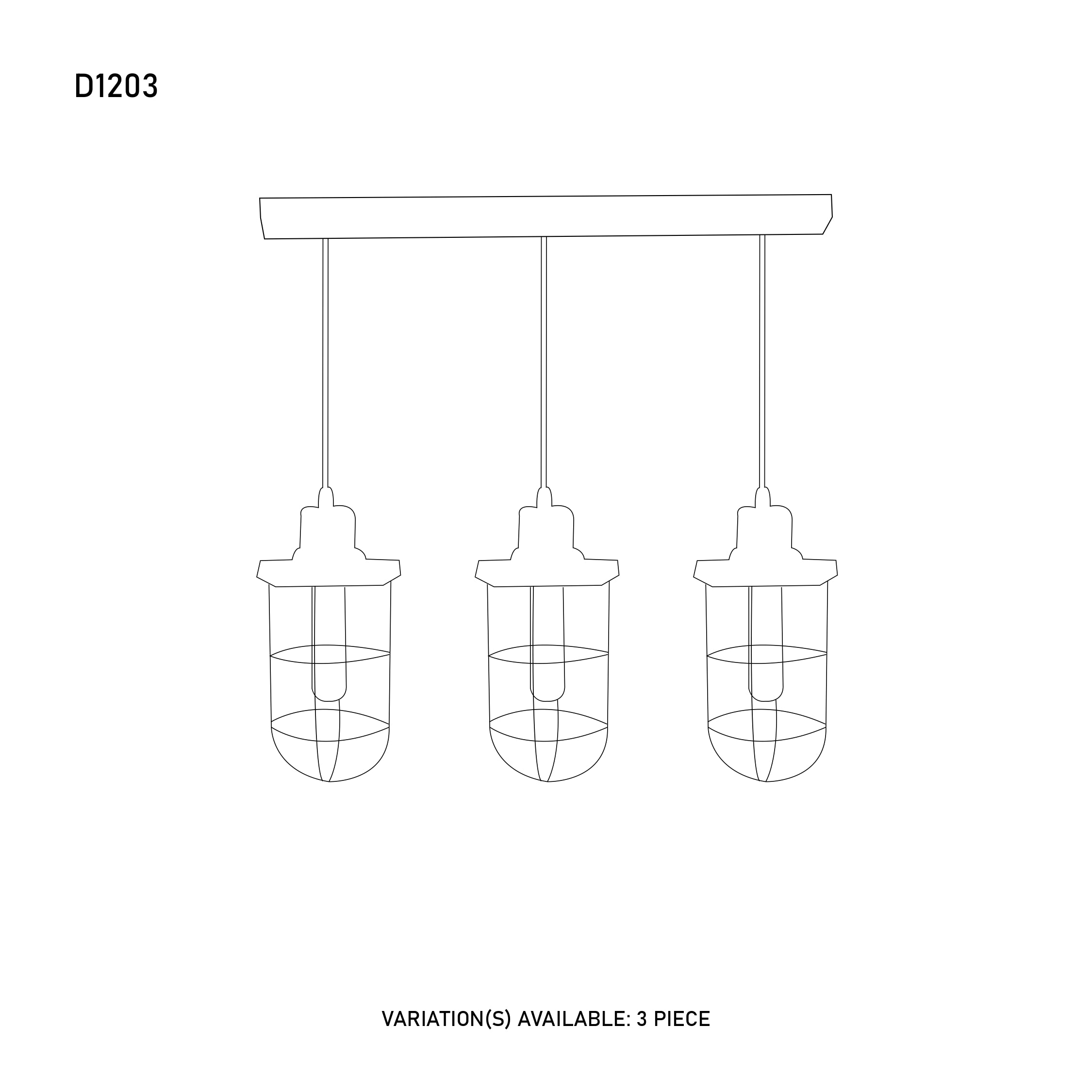 Metal pendant lights | D1203