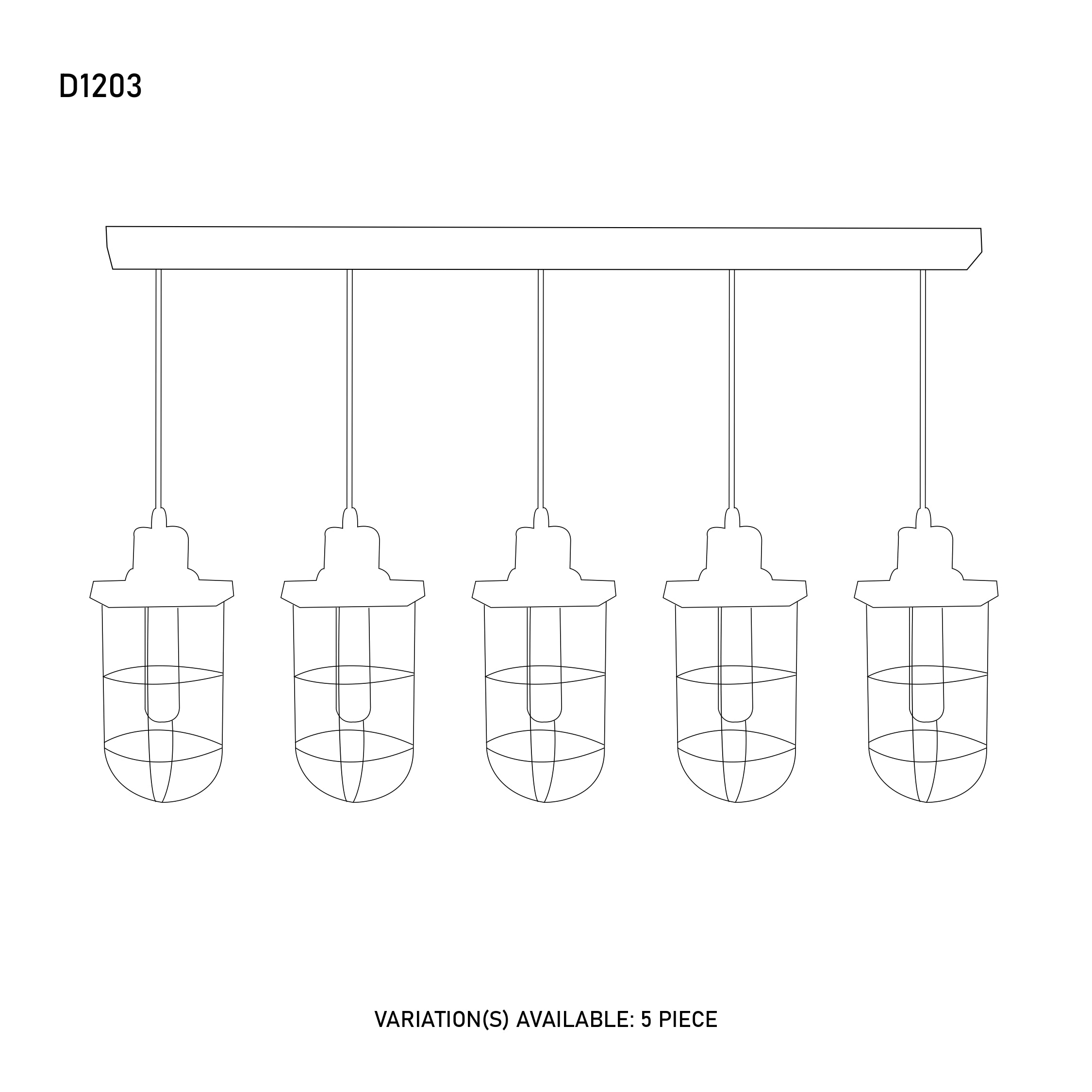 Metal pendant lights | D1203