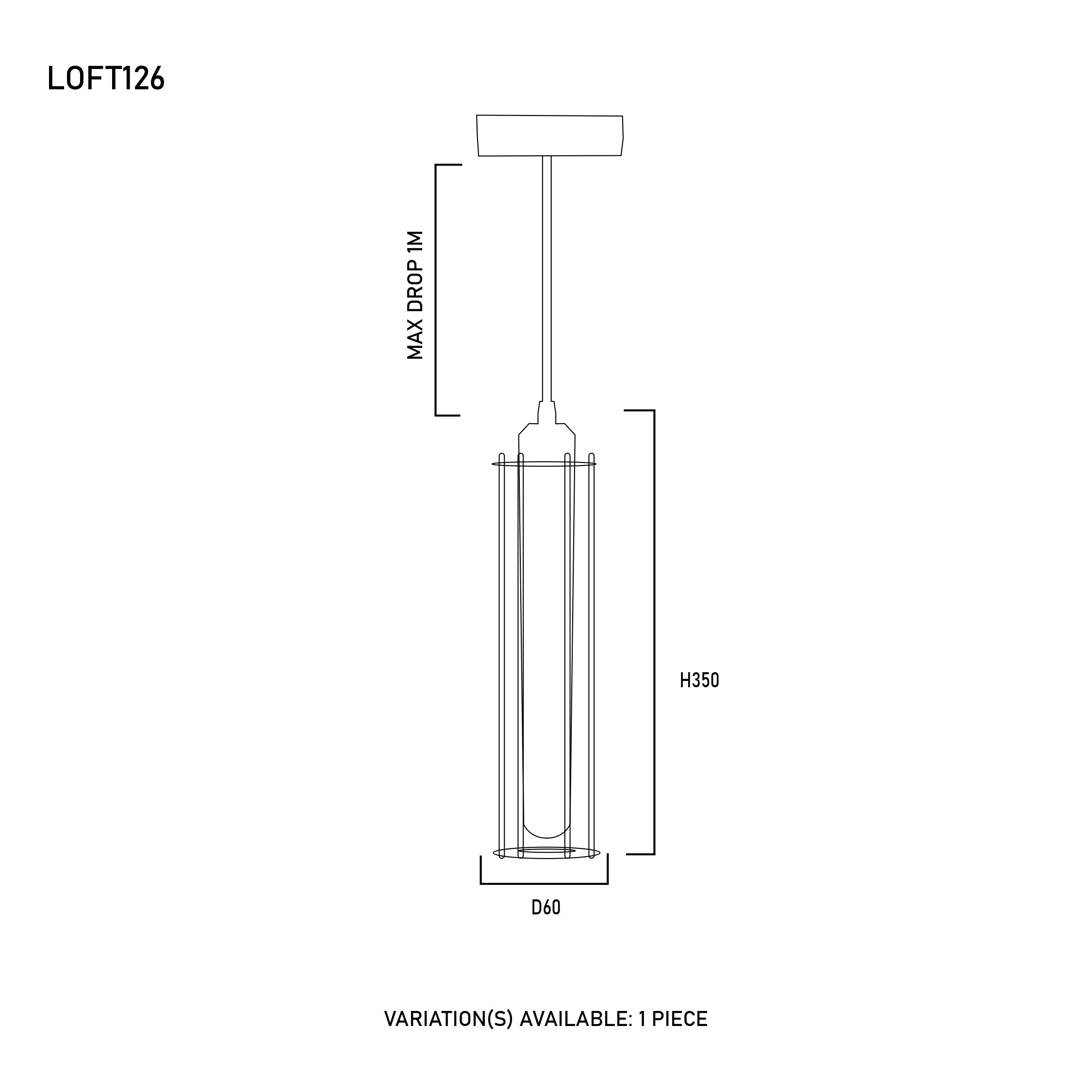 Metal pendant lights | LOFT126